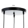 Lamp Bayerlux "Varmo" 3he27 40W black 41x41x25-125cm