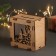 New Year's piggy bank "Christmas tree" 12x12x9 cm