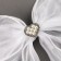 Carnival clamp "Bow" with decor-heart