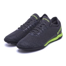 Бутсы футбольные Atemi SBA-003 TURF JUNIOR, серый/ярко-салатовый, размер 37