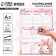 Schedule "Cute Bunny" A3, reusable magnetic with marker