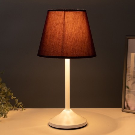 Eleanor desktop lamp 1x15W E27 white/purple 22x22x42cm Risalux-2