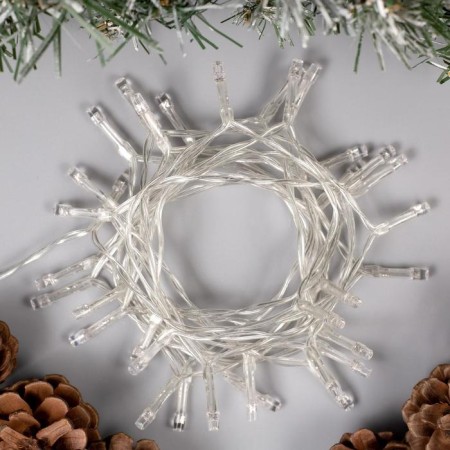 Garland “thread” 2 m, IP20, transparent thread, 20 LED, purple glow, 2 modes, AAH3-1