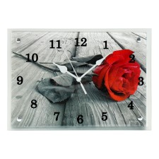 Carty clock is wall-mounted, interior 