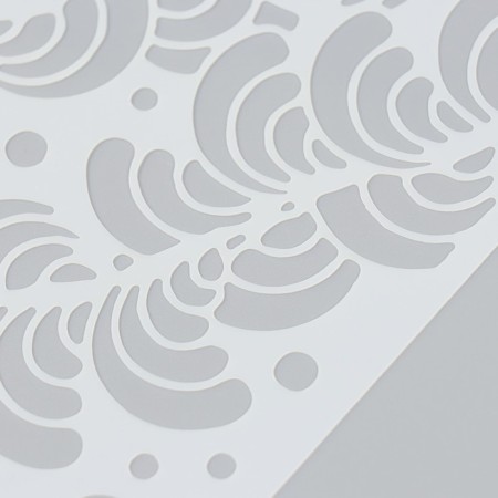 Stencil plastic "Sea Route" 13x14 cm-2