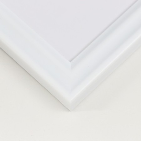 Photo frame plastic "Mira" 15x21 cm, 261 white (plastic screen)-2