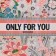 Gift package laminated, packaging, “only for you”, rainbow holography, ml 23 x 27 x 11.5 cm