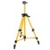 The telescopic easel, tripod, metal, yellow, size 51 - 153 cm