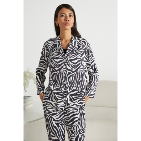 Female set: blouse, trousers, size 42-2