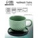 Tea couple Dolce Ceramo. "Alps", 2 items: mug 200 ml, saucer d = 10 cm