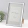 Photo frame Plastic "Gala" 21x30 cm, silver (plastic screen)