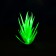 The plant is artificial aquarium, luminous, 10 cm, green