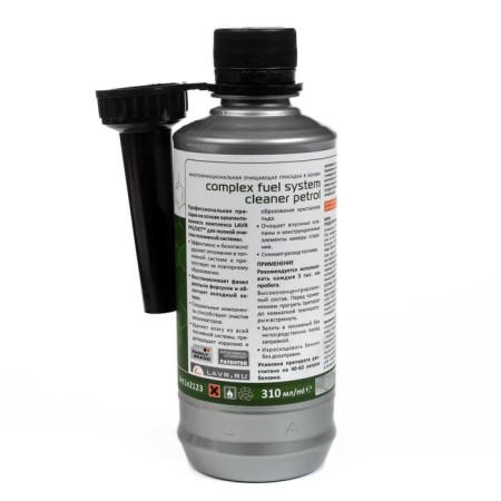 LAVR gasoline fuel system cleaner, 40-60 liters, 310 ml, LN2123-1