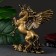 Figure "Pegasus" dark gold, 25x17x28cm