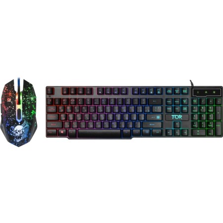 Game set Defender Tor MHP-127 5 V 1, keyboard+mouse+carpet+headphones+columns wired-8
