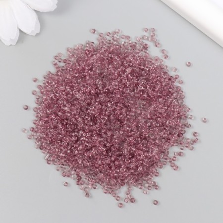Glass beads 12/0 "dusty pink" transparent 450 gr-1