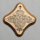 Tablet "Parenting Prayer", Palisander color, 17.5x17.5x2 cm, birch
