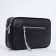 Bag Cross-Bodi with a zipper, black color