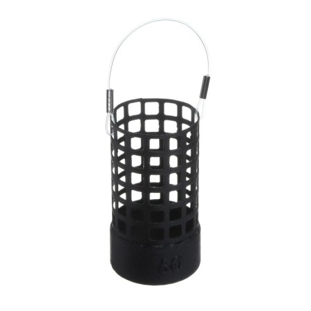 Metallic feeder X-Feeder Me Bullet Hawk+ M Perfo, Matt Black, 60 g, 45 ml
