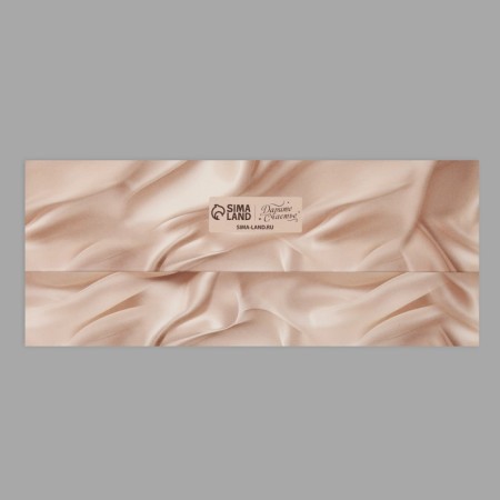 Box for sweets, confectionery packaging, 5 cells, “fabric”, 5 x 21 x 3.3 cm-6