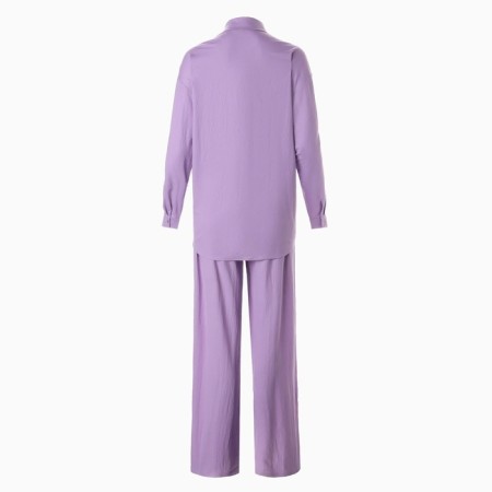 Female set (shirt, trousers) minku lilac color, river 54-15