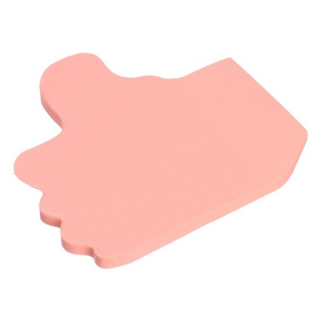 Block with a sticky edge "Figures", fluorescent, 30 sheets, mix-19