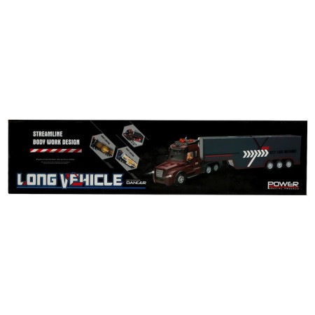Radio controlled truck "Basket", works on batteries, lighting effects-12