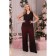 Female suit, size 56, burgundy color