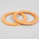 Handles for the bag are wooden, d = 10.2 / 13.2 cm, 2 pcs, beige color