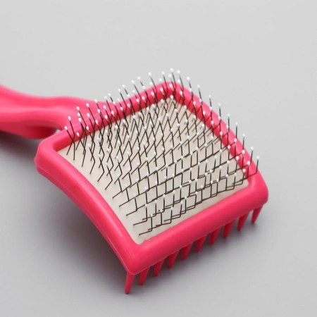 Brush - medium -sized packer with drops, base 59 x 49 mm, pink-5
