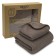Kraft Kraft sets, size 35x75 cm - 1 pc, 70x140 cm - 1 pc, brown color