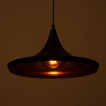 Bayerlux suspension "Delta" 1x40W E27 Black 36x36x118 cm-3