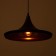 Bayerlux suspension "Delta" 1x40W E27 Black 36x36x118 cm