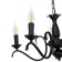 Chandelier 2715/5 E14 40W Black 51x51x26-56 cm Bayerlux