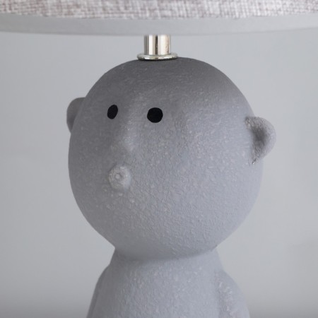 Table lamp "Inc" 1x40W E14 gray 22x22x39cm-5