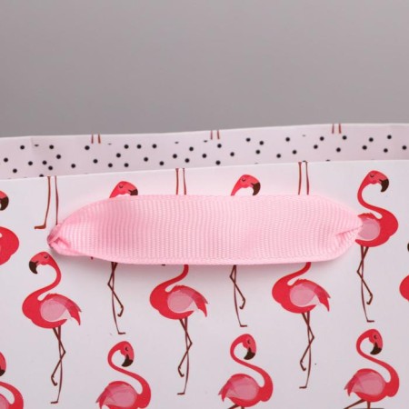 Package Gift Laminated Horizontal, Packaging, Flamingo, S 15 x 12 x 5.5 cm-2