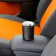 Aurial for a car with backlight, black
