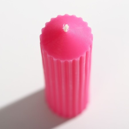 Candle Interior column "Aesthetics", pink-1