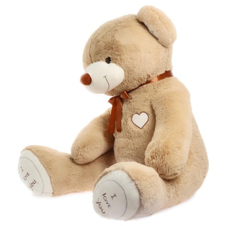 Soft toy "Bear Felix", coffee color, 200 cm-1
