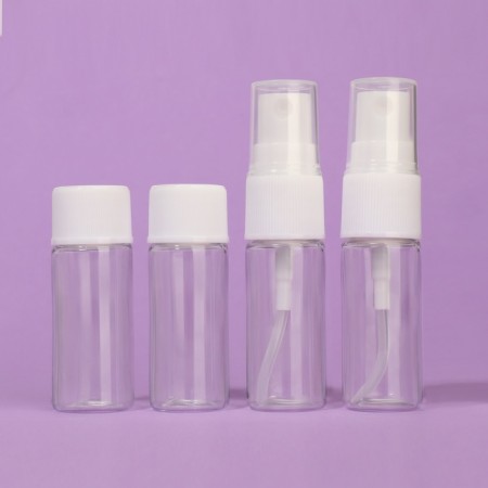 Storage set, 4 items, white/transparent color-4