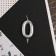 Candle for the cake, number "0", silver.