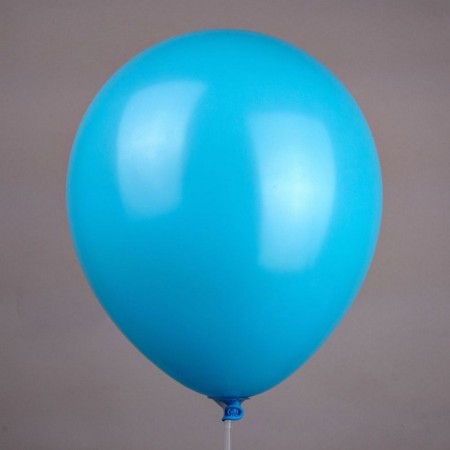 Latex ball 12 ", pastel, color light blue, set of 50 pcs.