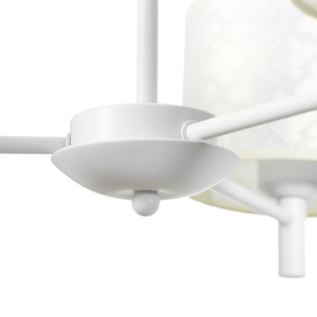 Chandelier 1091/3wt 40W E27 white 60x60x38-78 cm Bayerlux-3