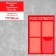 Information stand “Consumer Corpourine” 4 pockets (3 flat A4, 1 volumetric A4), film, red color