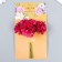 Flowers for decorating "Pion Garden Bordeaux" 1 bouquet = 6 colors 10 cm