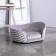Sulperion Teddy, 86x54x37 cm, furniture fabric, size m, gray
