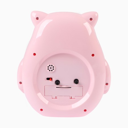 Clock - alarm clock "Owl", discrete move, dial d -11 cm, 14.5 x 16 cm, aa-2