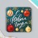 Magnet tree "New Year's balls" 7x7 cm mix 5 types