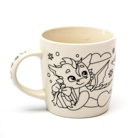 Set of mug for painting "Drafting", 300 ml-1