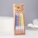 Candles in the Cake "Rombic" with a stand, 14 cm, 8 pcs